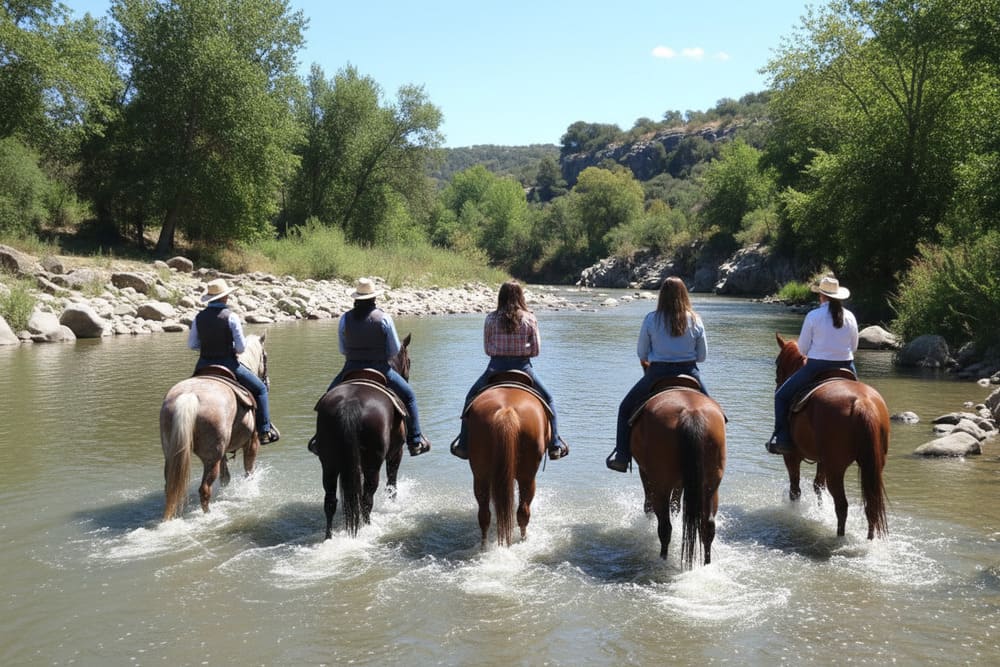 ruta a caballo en entorno natural de aranjuez aventura